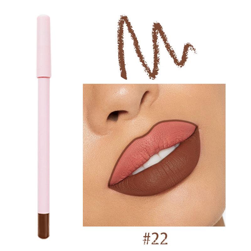 Deep Brown, Waterproof, Long-Lasting Lip Liner - 26 Colors Available.