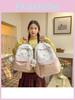Cute Cartoon Cat Backpack For Girls With Nylon Material And Large Capacity For School And Travel