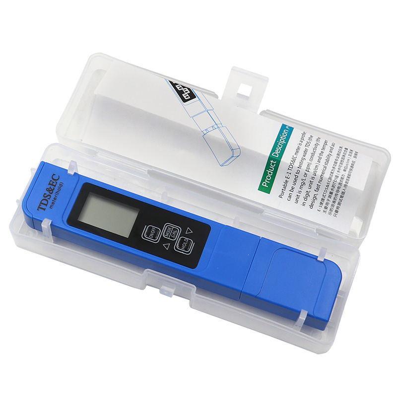 TDS Water Quality Test Pen: 3-in-1 EC Meter & Temperature Tester