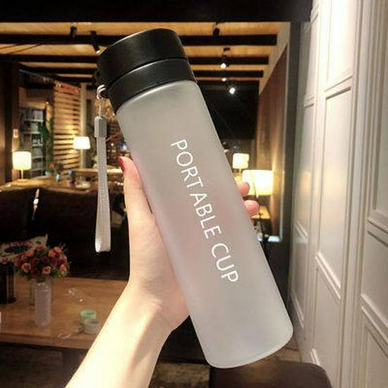 Large Capacity, Durable Sports Water Bottle for Students - Korean Style