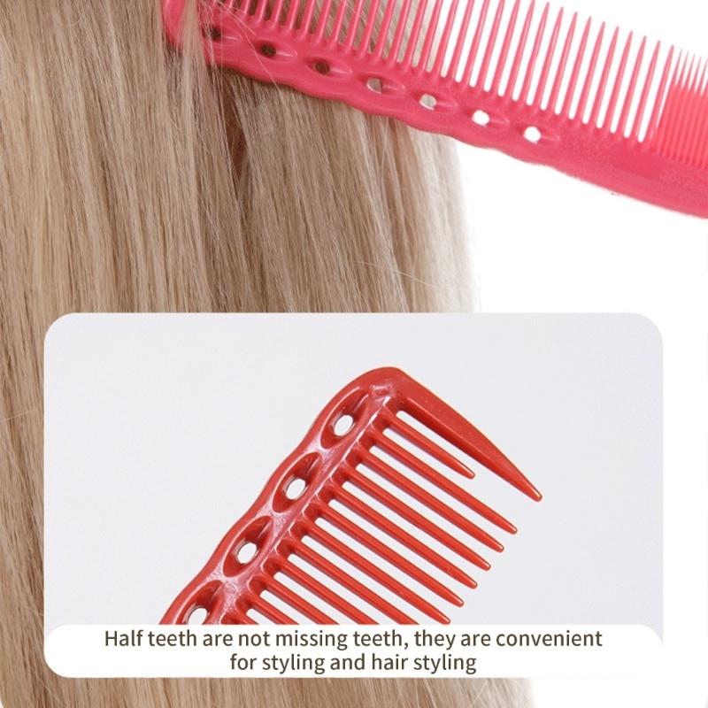 Přenosné hřebeny na stříhání vlasů pro salon a domácí použití Antistatický kadeřnický hřeben pro ženské copy a styling vlasů