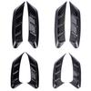 01     Car Headlight Eyebrow Eyelids Stickers Trim Cover Light Eyelid Eyebrow Stickers Multifunctional Car Light Eyebrow Cover
