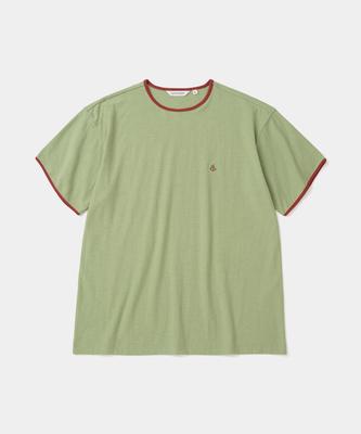 UNIFORM BRIDGE Slub Ringer S/S T-Shirt Green