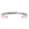 Baizihuahu This Too Shall Pass Mantra Cuff Bracelet, Adjustable Engraved Motivational Bangle Hidden Information Inspirational Encouragement