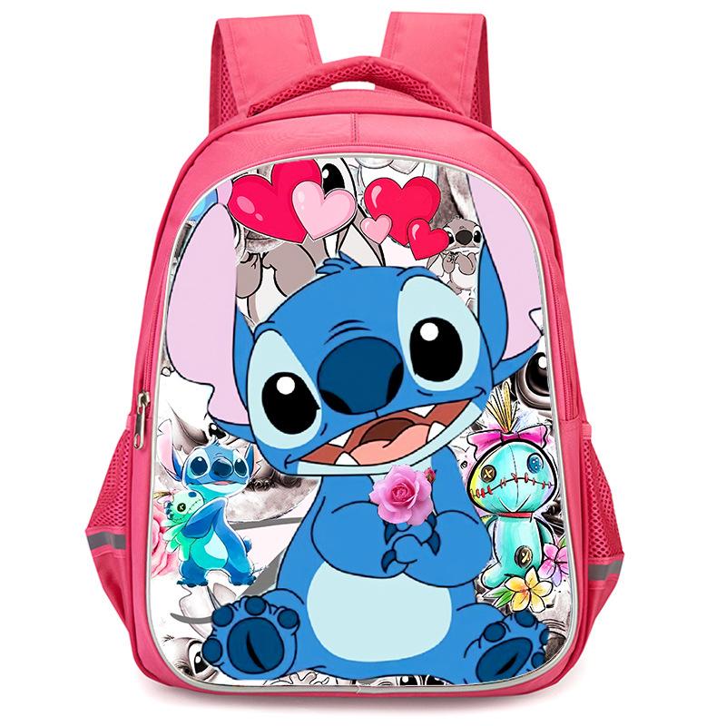Stitch Peripheral Anime Backpack Men'S And Women'S School Bags