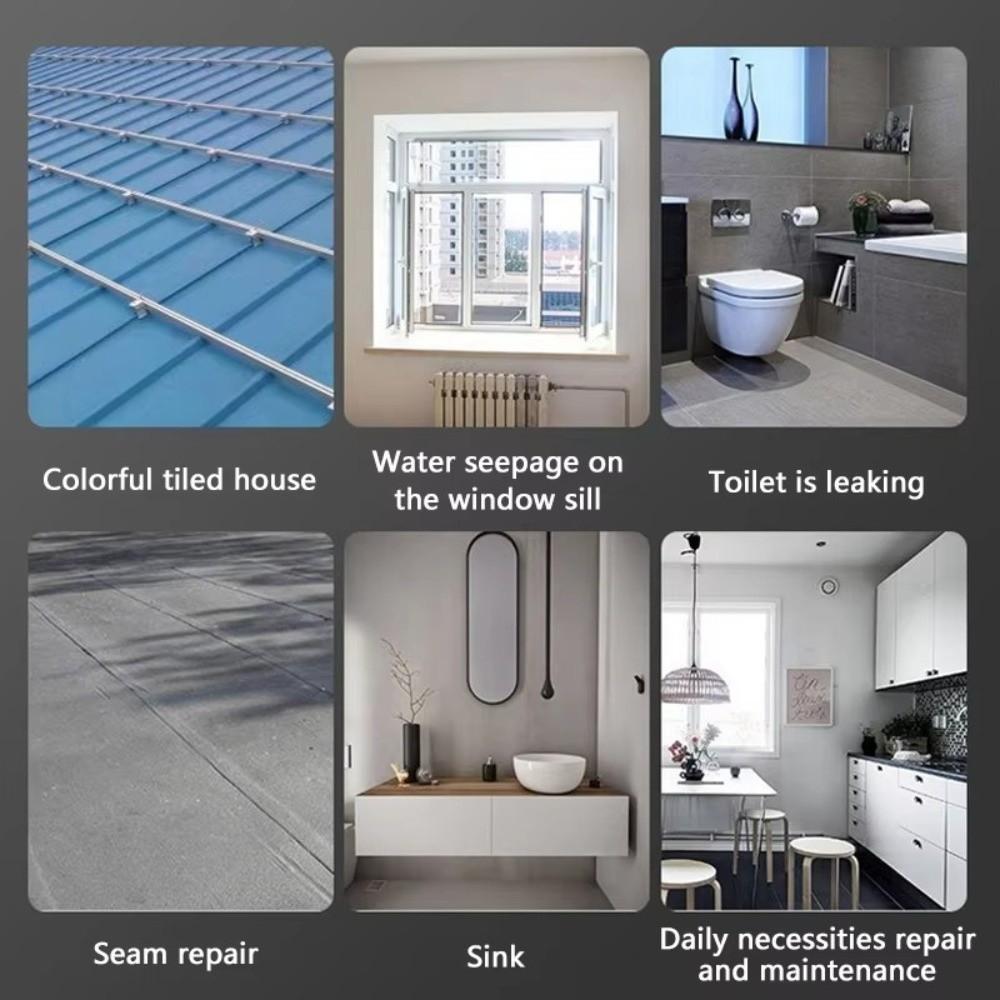 Stop Leaks Aluminum Foil Tape Sealing Self-adhesive Sealing Tape Anti Leakage Tape  Roof Repair