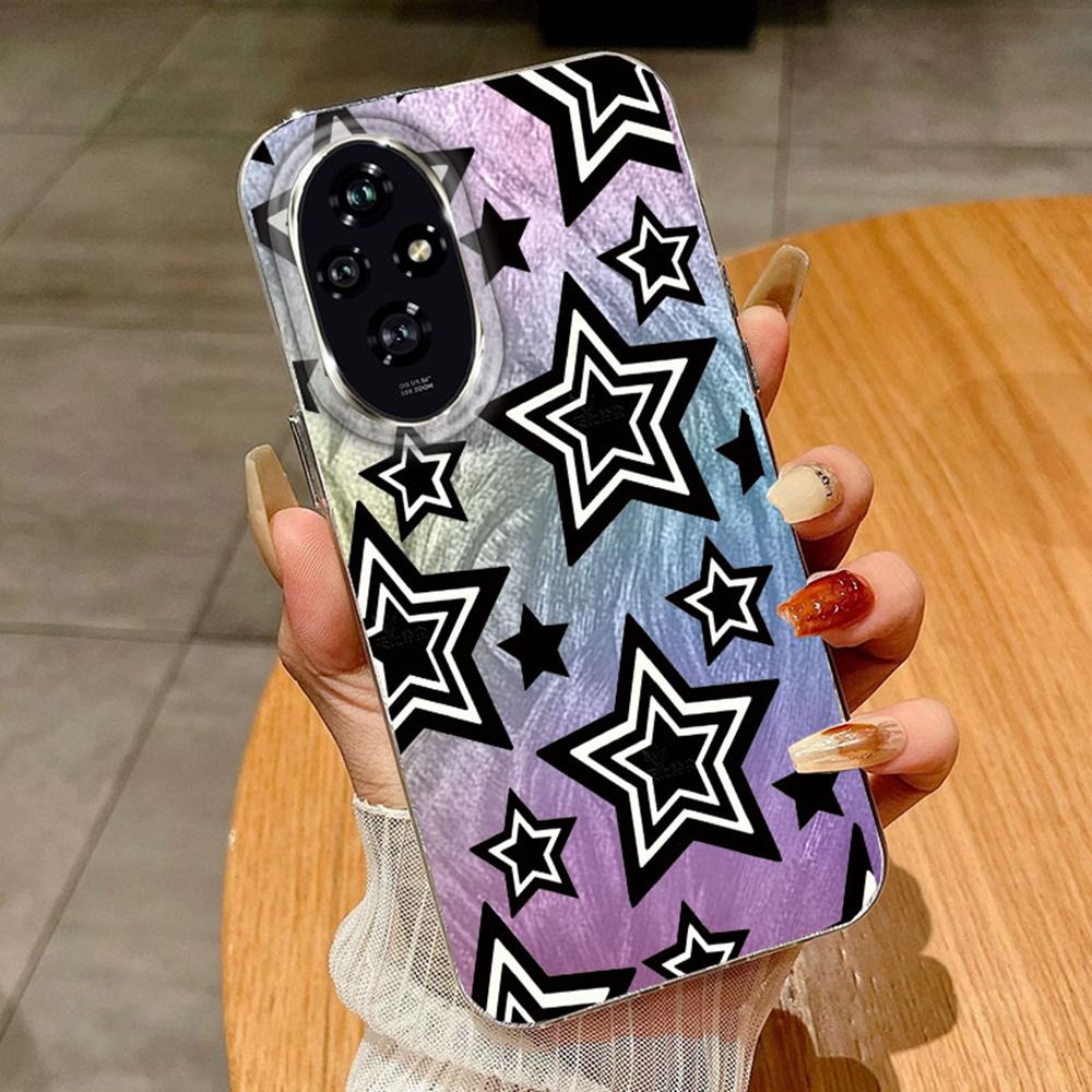 Gradient Colorful Pueple Butterfly For Huawei Honor 200 400 Lite X9a X9c X8a Magic5 Lite Cases Cover Phone Case Fundas Silicone Soft TPU Bumper