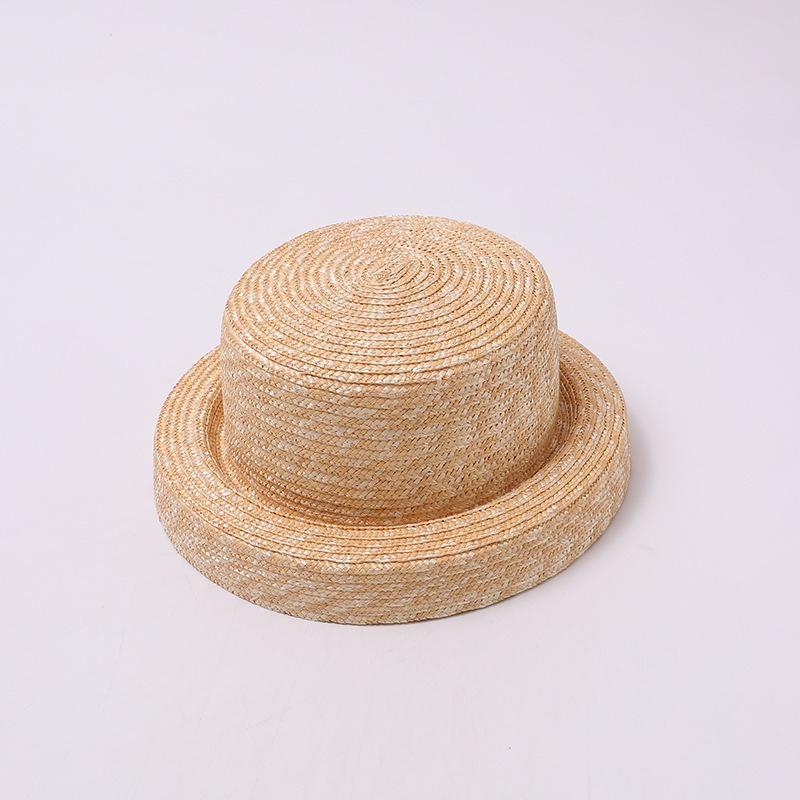 Nuovo Design Caldo Estivo Fatto a Mano a Tesa Larga Cappello da Sole da Donna Stile Hepburn Cappello da Spiaggia da Donna per Tempo Libero e Vacanze