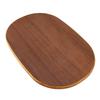 RV Wooden Table Top for Trailer Motorhome Yacht Boat Deck 597x394mm Brown Oval Table