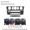For BMW E60 Series 5 2004-2009 Carbon Fiber Center Console CD Panel Trim Frame Sticker Tuning Car Interior Decor Accessories