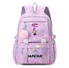 Anime K-Pop K-Pop Demon Hunters Printed Backpack Schoolbag for Teenager Student Girl Boy Bookbag Large Capacity Waterproof Travel Bag Gift Mochila