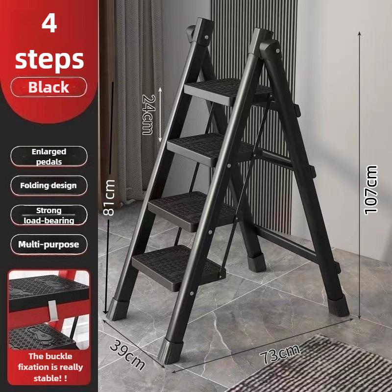 Household Folding Ladder Portable Multi-purpose Ladder 3/4/5 Steps Heavy Duty Flowers Racks Herringbone Ladders Staircase Step