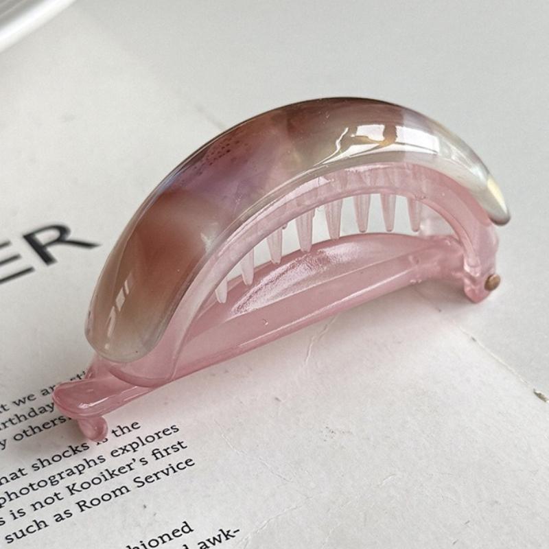 Temperament High Ponytail Clip Headband Korean Simple Retro Twist Hair Clip Women Girls Sweeet Hairpins Solid Color Barrettes