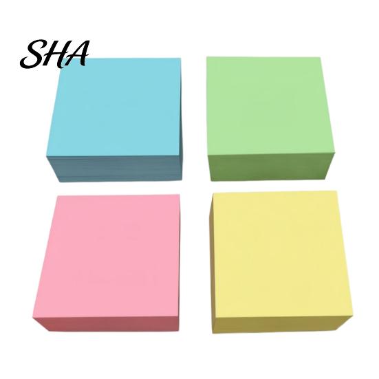 Stick Notes Notes, 3x3in Self-Stick Note Pads, 300 Sheets Adhesive Simple Memo Pads for Reminder, Office, School Supplies Colorful