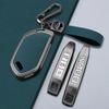 Interior Mouldings Zinc alloy + leather car key case cover for Kia Ceed ProCeed GT Niro K5 DLS Optima Seltos Cadenza K7 K8 XCeed