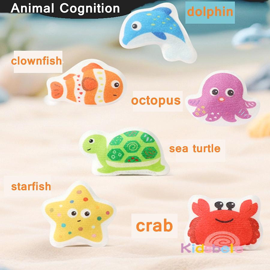 Montessori Matching Fishing Game Cloth Fishing Toy Color Sorting Portable Christmas Gift For Toddlers 6 To 12 Months Sensory Toy