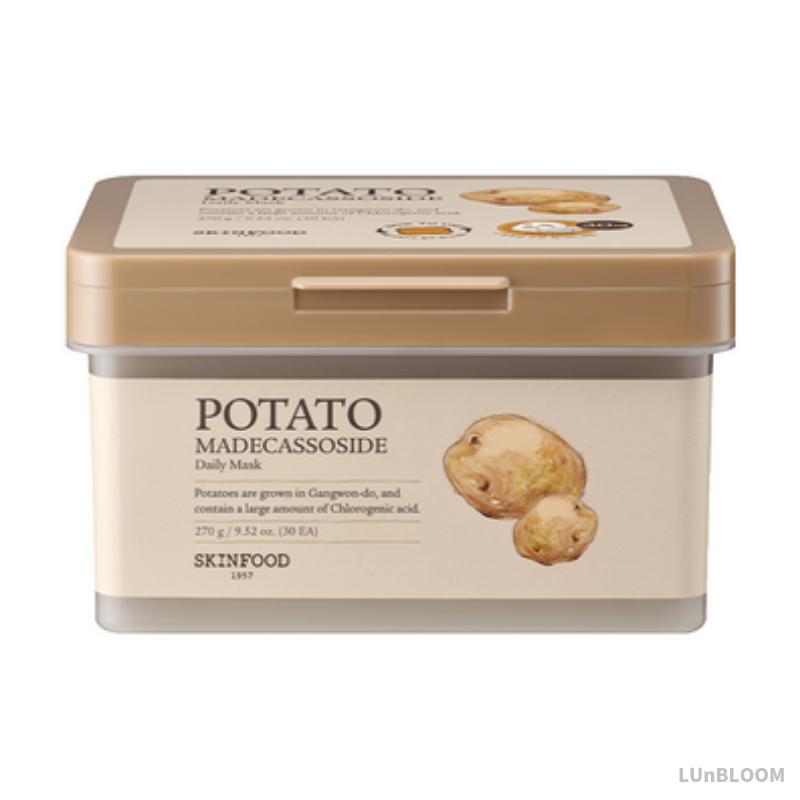 Skinfood Картофель Мадекассосид Ежедневная маска 30 листов (+Бесплатный подарок)