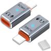 BOMIE Lightning Type C Conversion Earphones Compatible, Set of 2, Audio Only, Music/Call/Hi-Fi Vo...