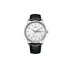 Eco-Drive Serie Kalender Week Simpel Casual Solar Kwarts Leren Band Herenhorloge Wit Wijzerplaat BM8550-14A