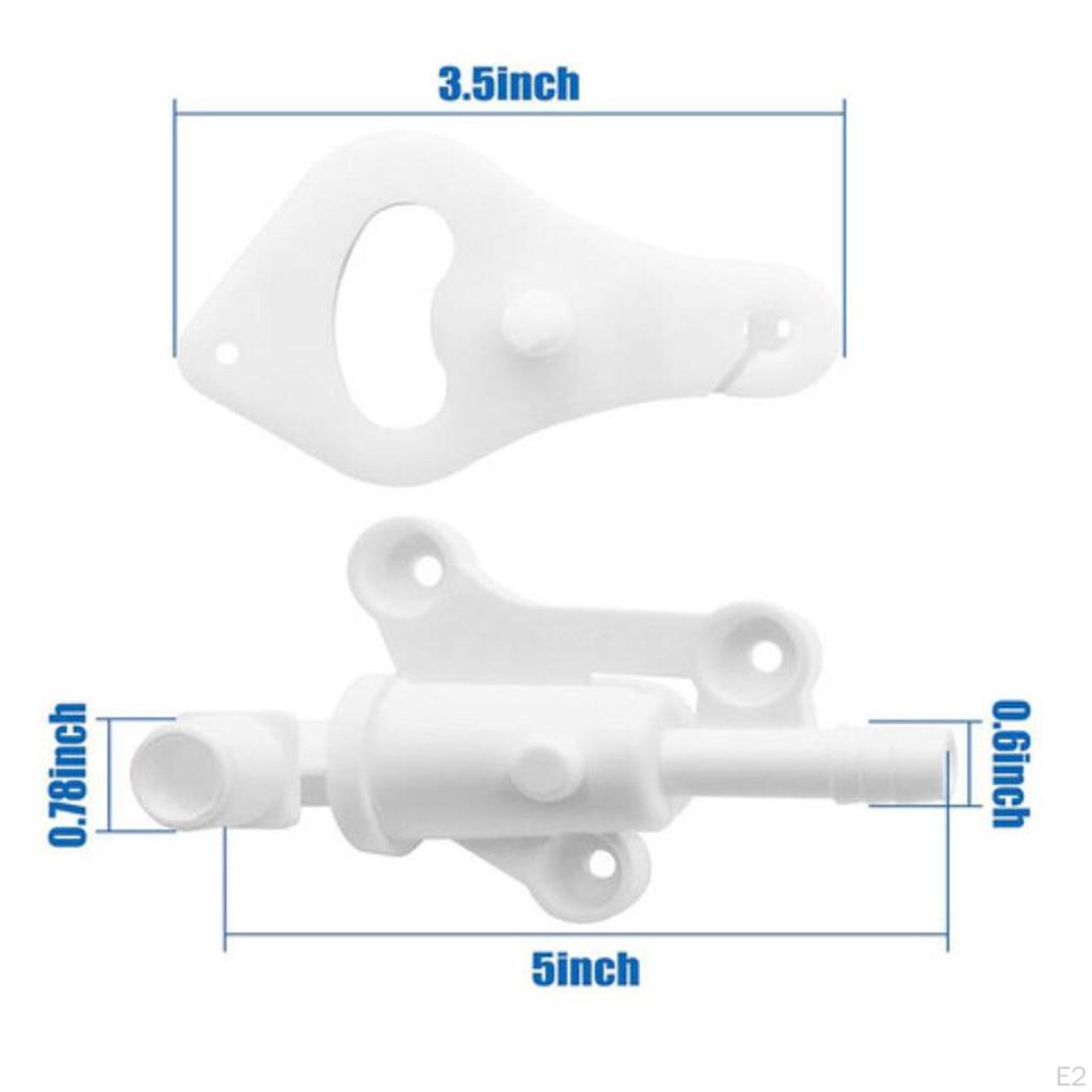 RV Toilet Water Valves Set Accessory Durable Replace Parts Practical Easy To Install Pp