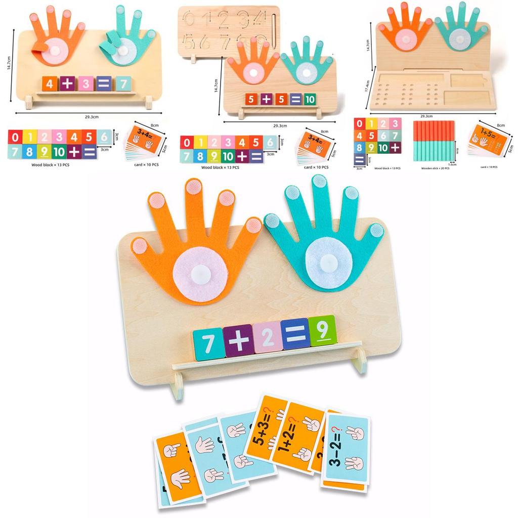Wooden Montessori Number Teaching Aids For Preschool Math Learning And Cognitive Development