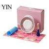 Portable Garlic Mincer Ceramic Grater Plate, Embossed Grinding Dish for Grating Manual Food Crusher Wasabi Ginger Cheese Chocolate Carrot Fruits