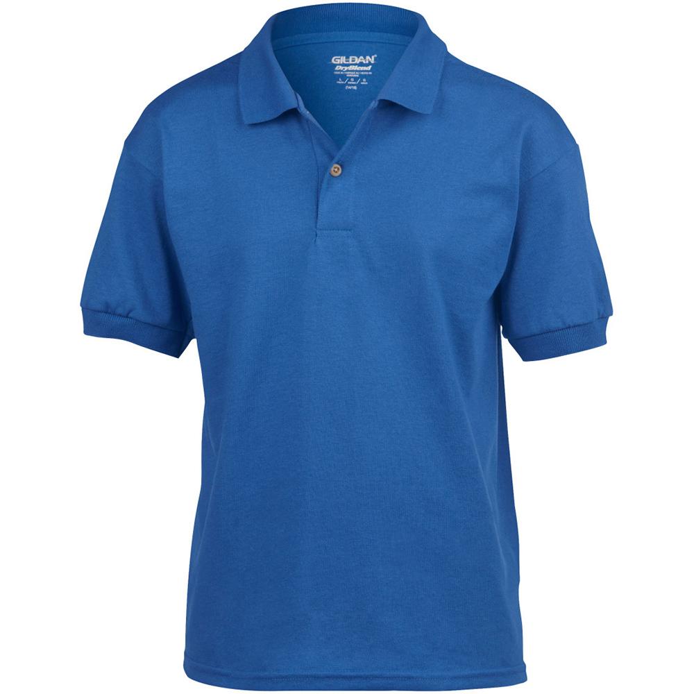 Gildan DryBlend Childrens Unisex Jersey Polo Shirt