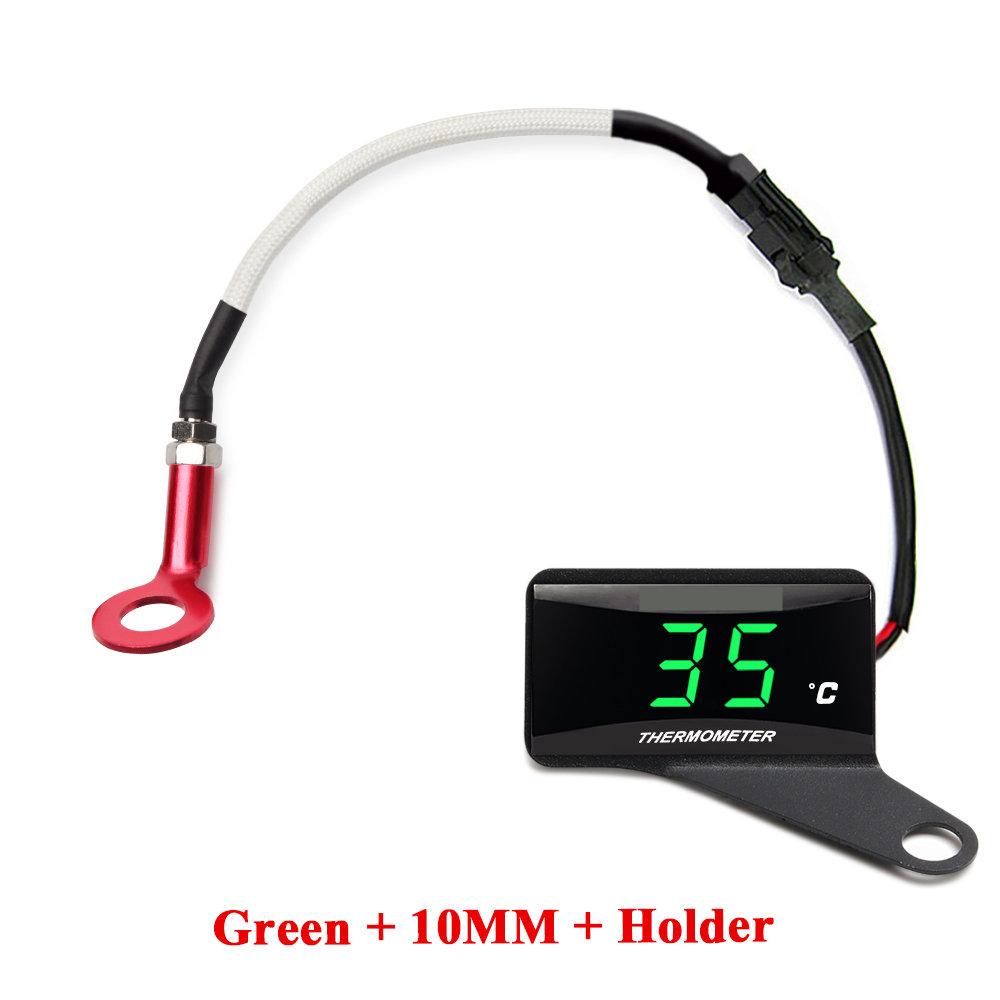 Koso Mini Square Digital Motorcycle Cylinder Head Temperature Sensor Universal Gauge for NMAX125 XMAX250 300 With Holder