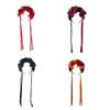 Halloween Cosplay Costume Headband Women Flower Hairband Gothics Party Headwear