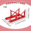 1/64 Diorama Vehicle Display Stand Miniature Parking Lot Ornament Resin Tiny Simulation for Fairy