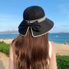 Weave Women Sun Hat Wide Brim Sunscreen Bucket Hat Fashion Sun Cap  Ladies/Girls