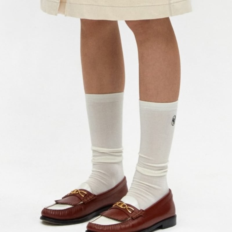 DEPOUND Wool Knee Socks - Ivory