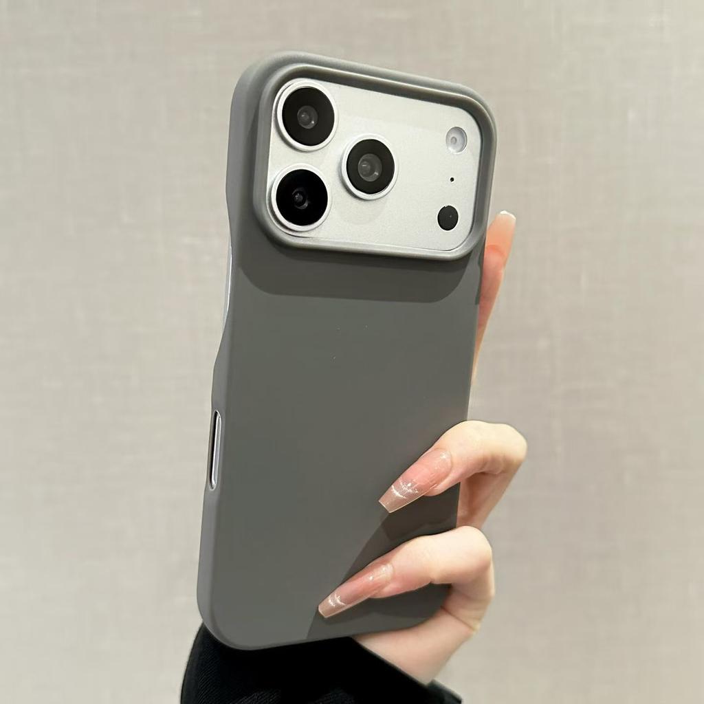 Solid color skin matte is suitable for Apple 17pro mobile phone case iphone16pro ultra-thin 15pro half pack 14pro.