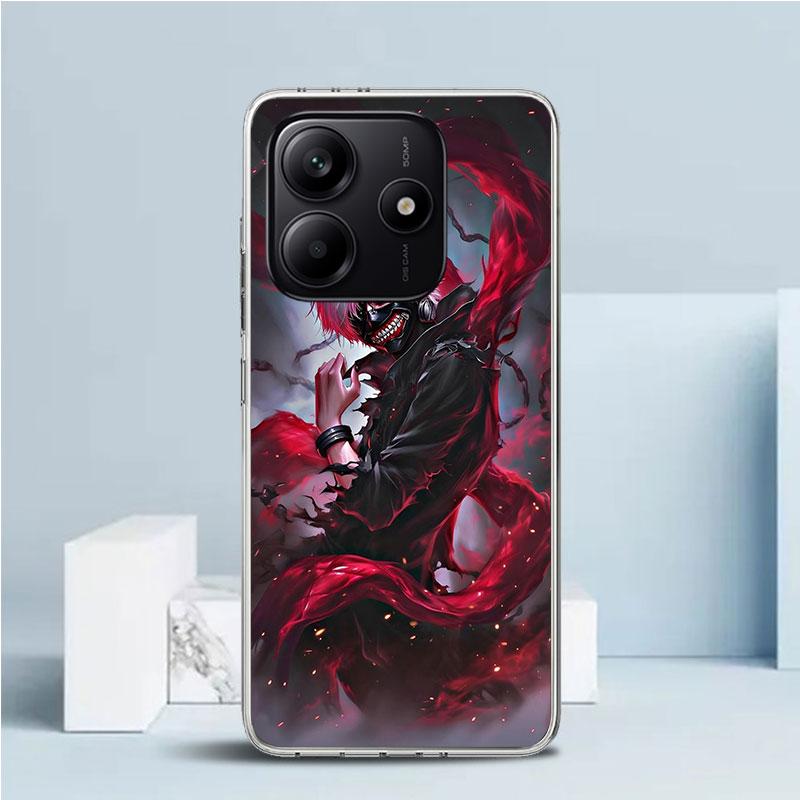 G-Ghoul Tokyo Kaneki Ken Handyhülle Für Xiaomi Redmi Note 15 14 14S 13 12S 12 Pro Plus 11S 11 11T 11E 10S 10 + Weiche TPU Rückseite
