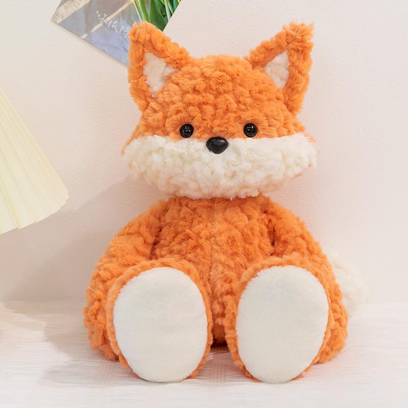 Cute Nebula Sheep Fox Plush Toy Rabbit Alligator Sleeping Pillow Children's Gray Wolf Doll