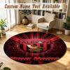 Round Rug Custom NameWest Bromwich Albion FC Pattern Non Slip Carpet Home Floor Decor