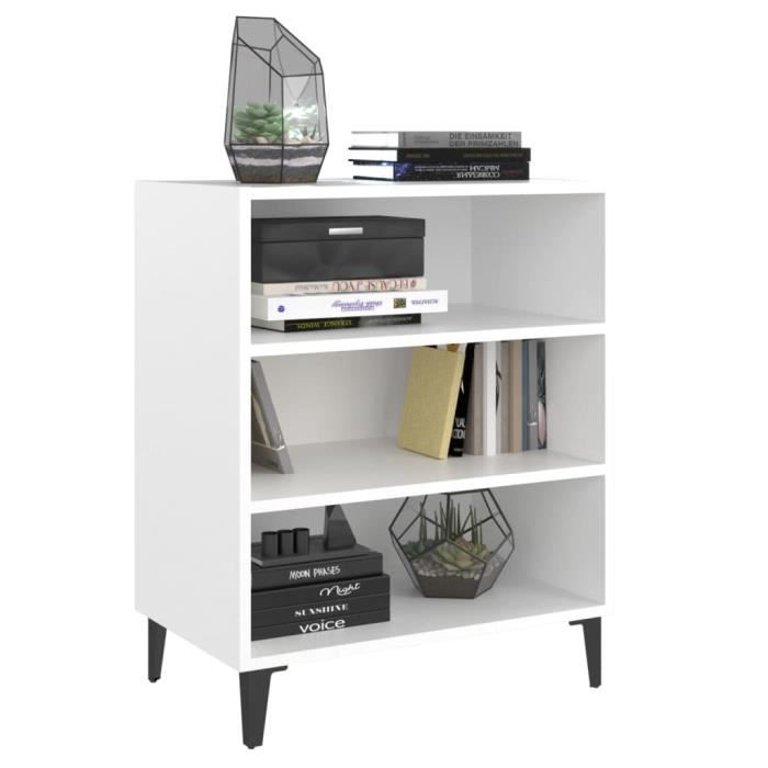 VidaXL Buffet Blanc 57x35x70 cm Aggloméré