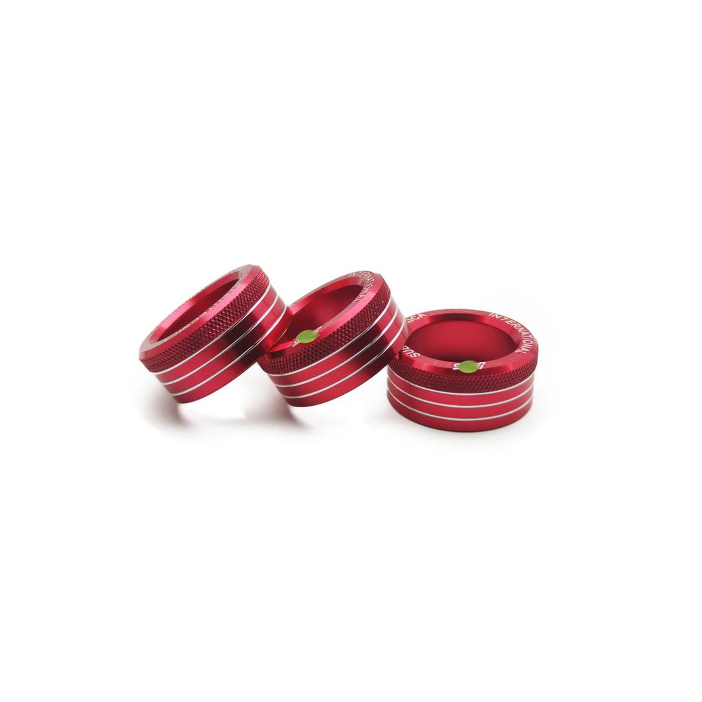 Decorative AC Knob Ring for GT86/Subaru BRZ - Fits 20 Models with Logo On Center Console.