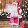 Christmas 12-inch Santa Claus Doll Standing Santa Claus Doll Window Desk Living Room Decoration Gift