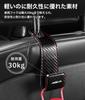 Aqua Suitable Headrest Hook with AQUA Logo PU Leather Car Hook Luggage Hanging New