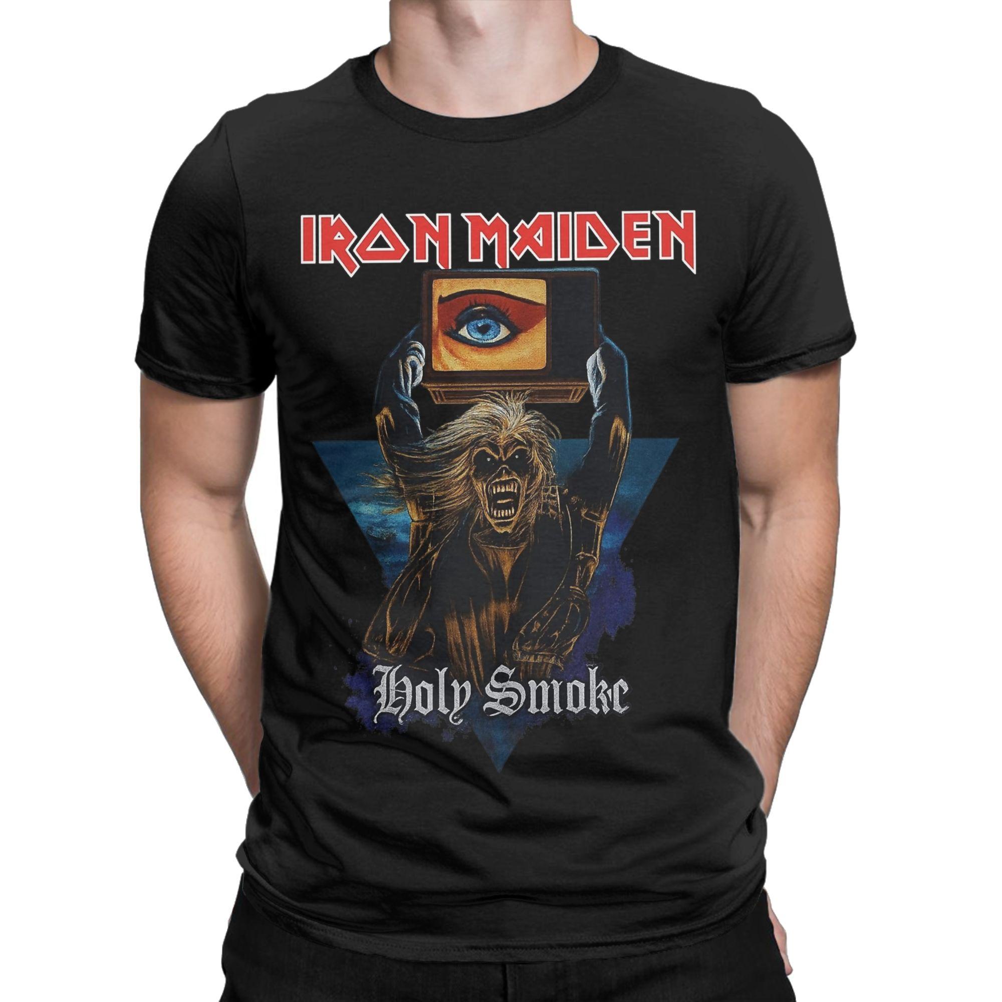 

Футболка Iron Maidenes 2026 Run for Your Lives World Tour для мужчин и женщин Печатные футболки Хлопковая одежда S