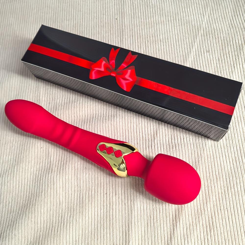 Powerful Dildos Vibrator Dual motor silicone Wand G-Spot Massager 10 modes Sex Toy for Couple Clitoris Stimulator for Adults