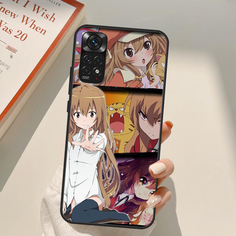 Anime Toradora Aisaka Taiga Case For Xiaomi Redmi Note 11 10 9 8 Pro Note 11S 10S 9S 8T K50 K40 9A 9C 10A 10C Cover