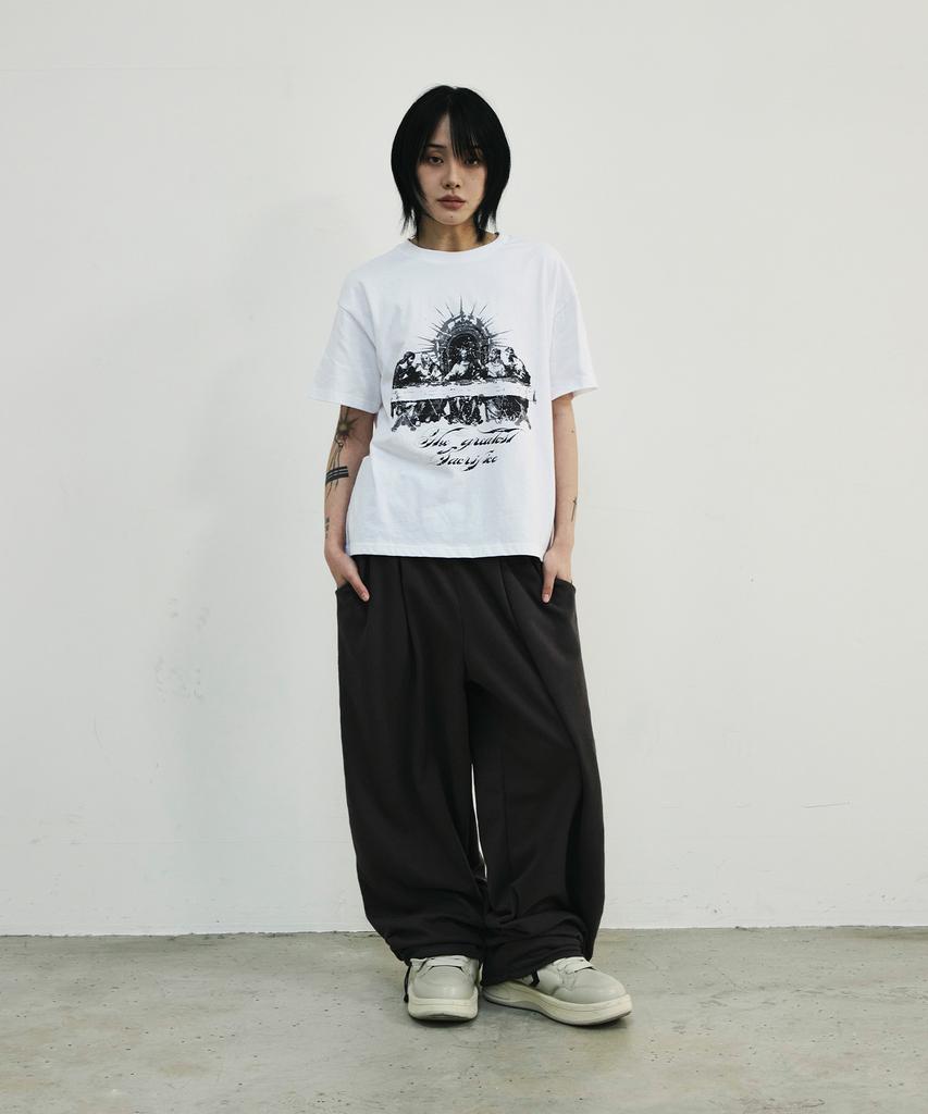 SCALLYWAG Summer 88 Crossbody Patch Sweatpants [Charcoal]