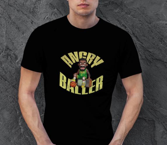 ANGRY BALLER BASKETBALL T-Shirt Size S-5XL Unisex T-Shirt S