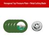Universal Stainless Steel Anti-jamming Flange Nut Guard for 100 Angle Grinder