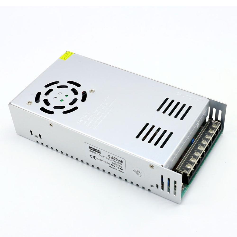 AC 100-240V To   48V 7.5A 360W  Voltage   Regulated Switching Power-Supplys Adapter Converter for Strips Light Camera Computer Project Radi