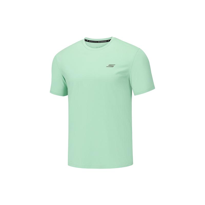 Skechers Moisture Wicking Quick Dry Breathable Short Sleeve Pullover T-Shirt Men tops P226M240-01P9 M