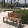 WEZHO Stainless Steel Outdoor Park Bench