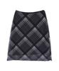 High School Disco Check Midi Skirt_Black
